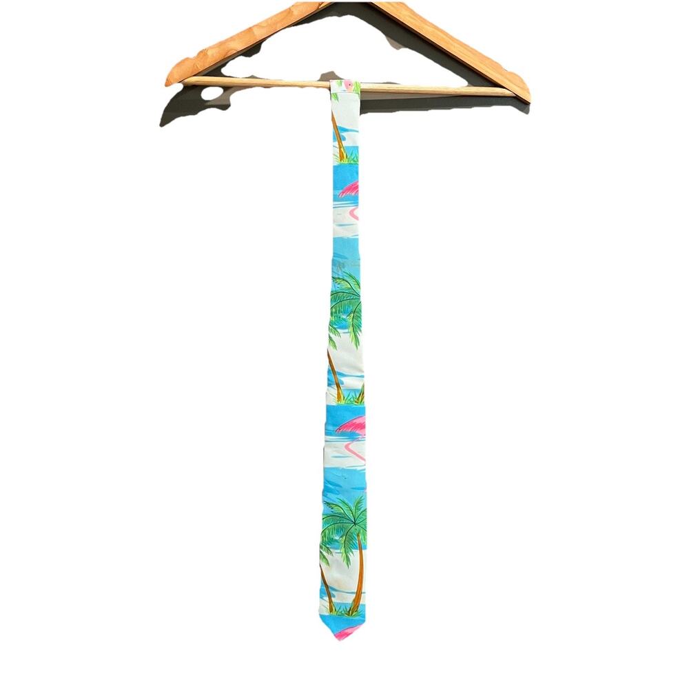 Opposuits‎ Multicolor Tropical Flaminguy Print Men's Tie